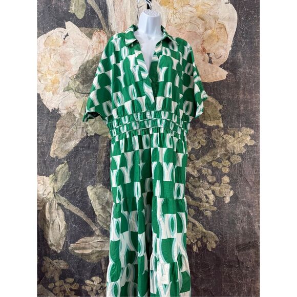 New Anthropologie The Somerset Maxi Shirt Dress Edition Size L - Picture 9 of 12